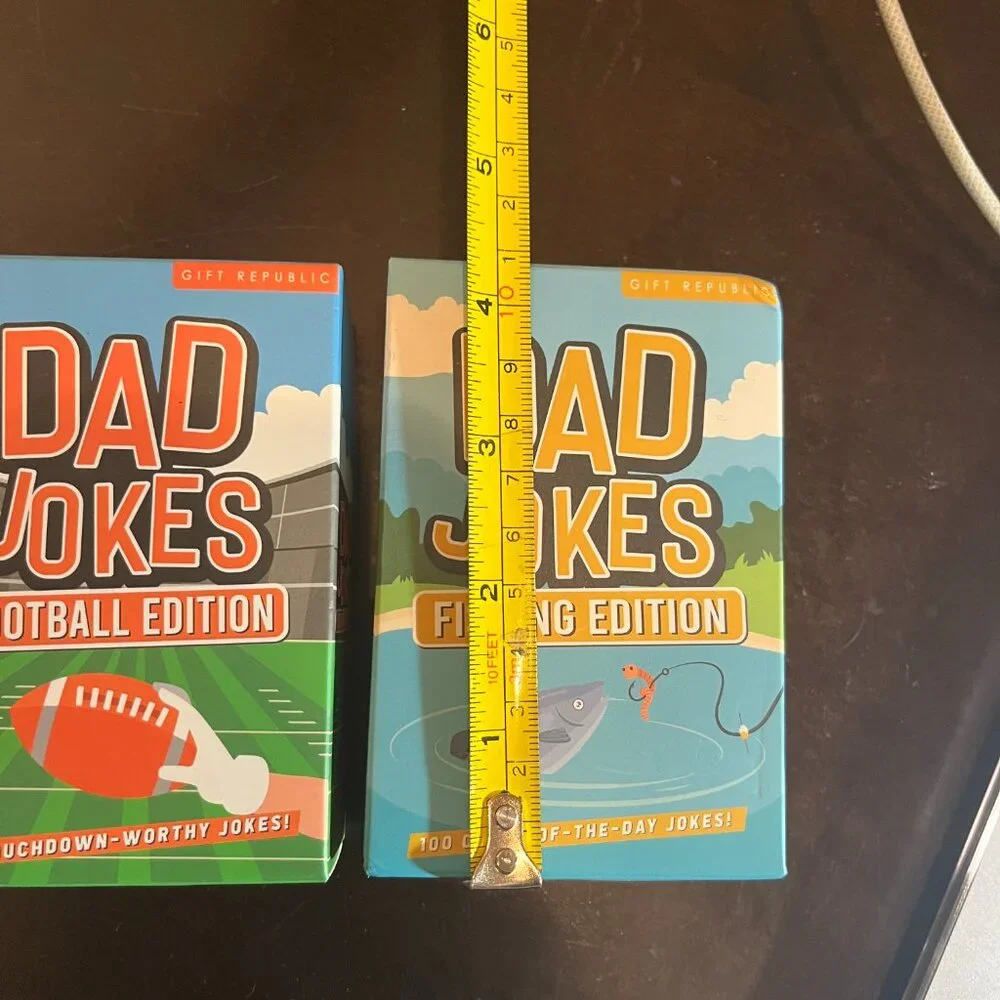 Dad Jokes Box‎ Set Football Edition + Fishing Edition  (k/x- NEW)